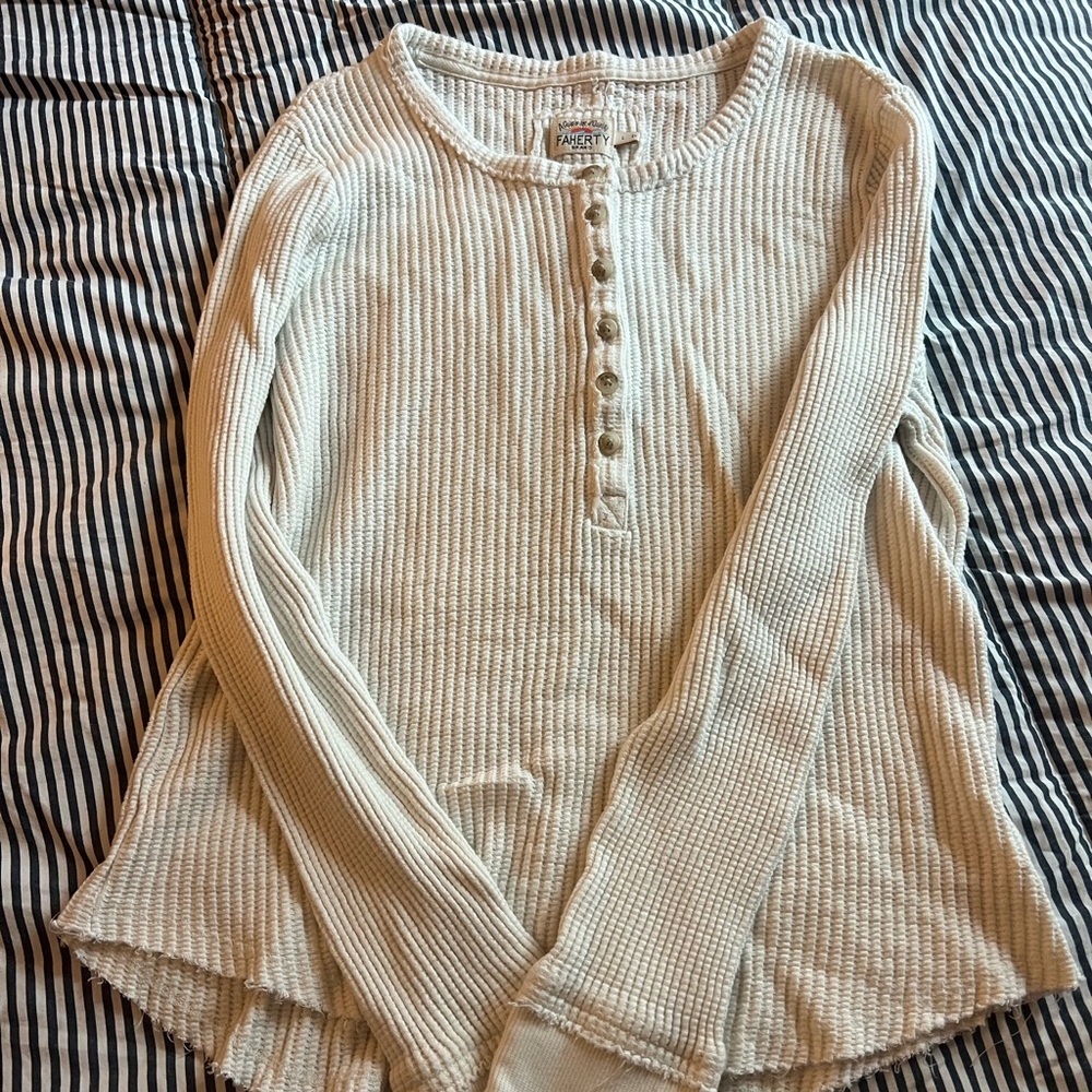 Faherty Legend Apres Waffle Henley